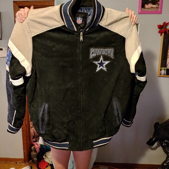 Leather Dallas Cowboys jacket. Gll apparel